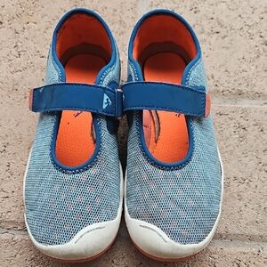 Plae Chloe Kids Blue and Orange Shoes